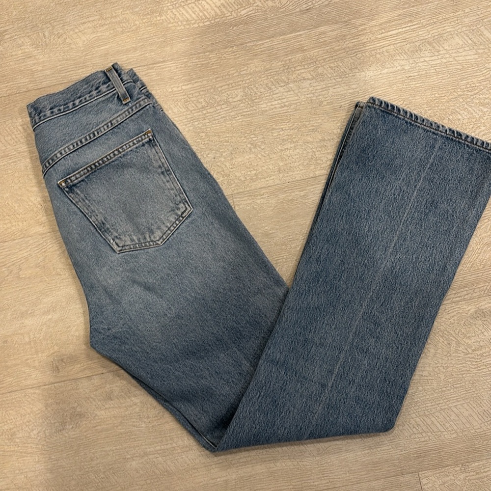 AGolde Classic Blue Denim Jeans